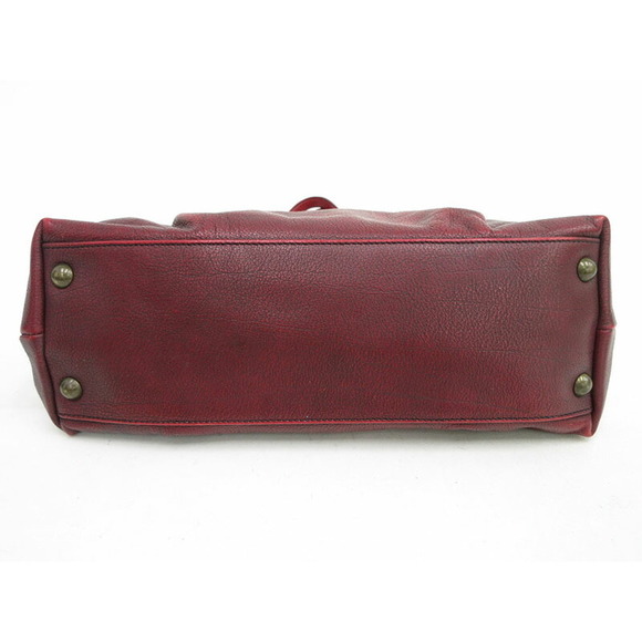 Miu Miu Ribbon Handbag Leather Red - Picture 4 of 8